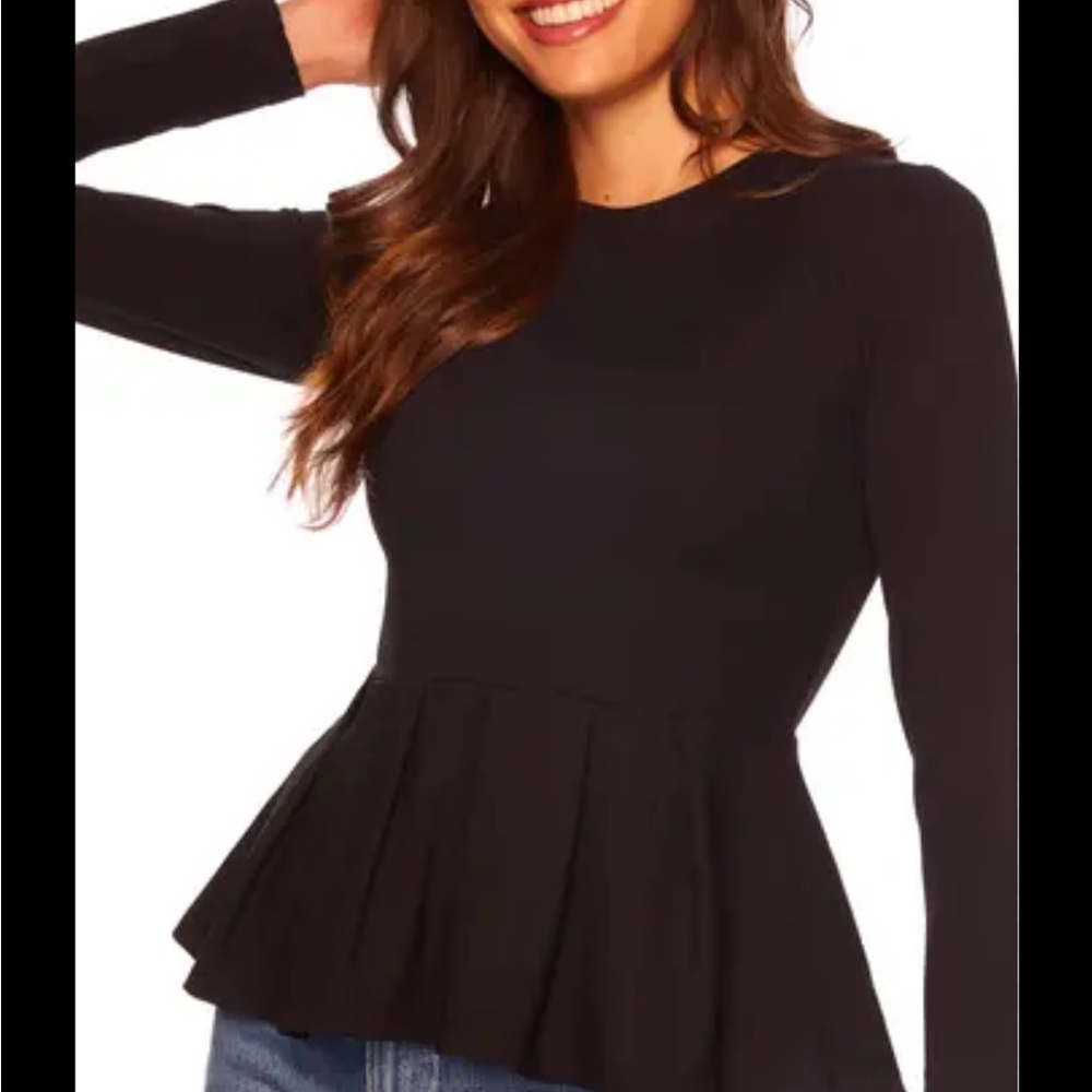 Long Sleeve Peplum Top
Susana Monaco